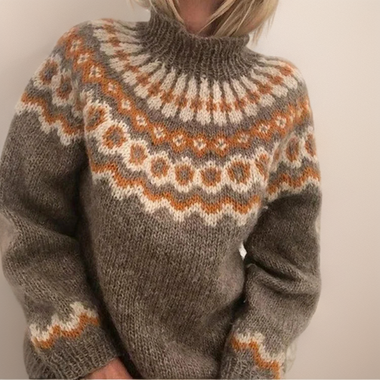 Olivia | Pull Col Montant Confortable