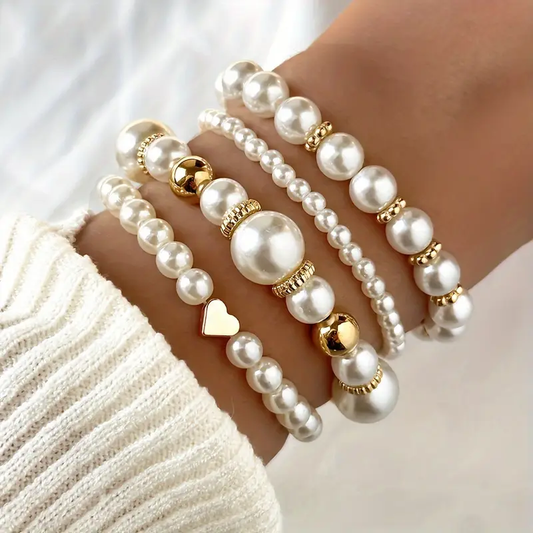 Ylenia | Lot de Bracelets Intemporels à Perles