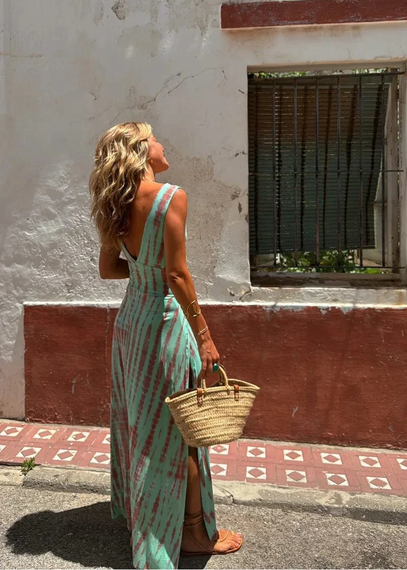 IBIZA | Robe à imprimé tie-dye