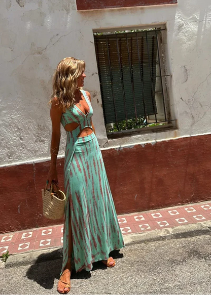 IBIZA | Robe à imprimé tie-dye