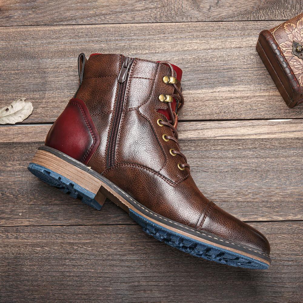 ETHAN | Bottines Oxford en cuir artisanal