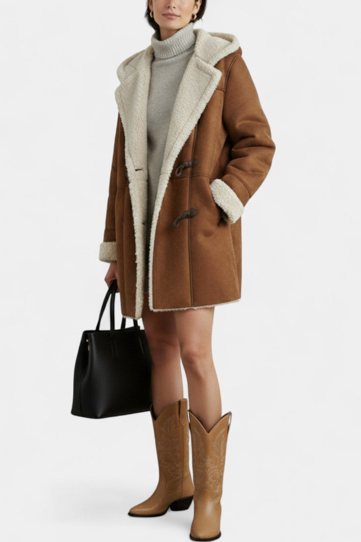 Katja | Manteau à Capuche Décontracté et Élégant pour l'Hiver