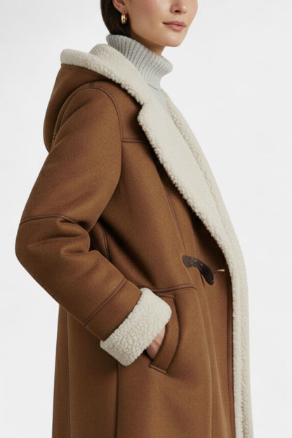 Katja | Manteau à Capuche Décontracté et Élégant pour l'Hiver