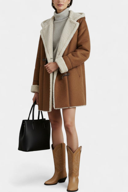Katja | Manteau à Capuche Décontracté et Élégant pour l'Hiver