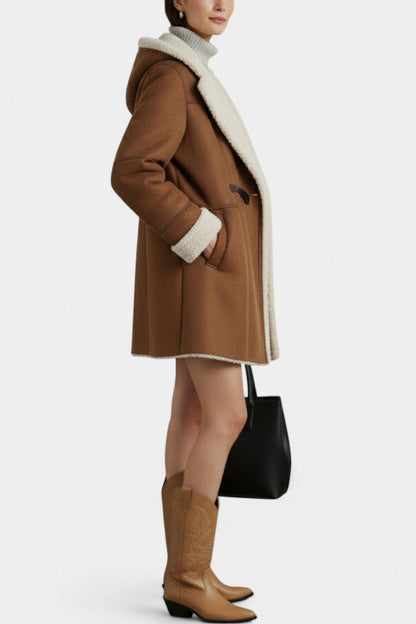 Katja | Manteau à Capuche Décontracté et Élégant pour l'Hiver