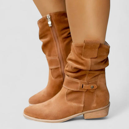 Elisabetta | Bottes Western Effet Slouch