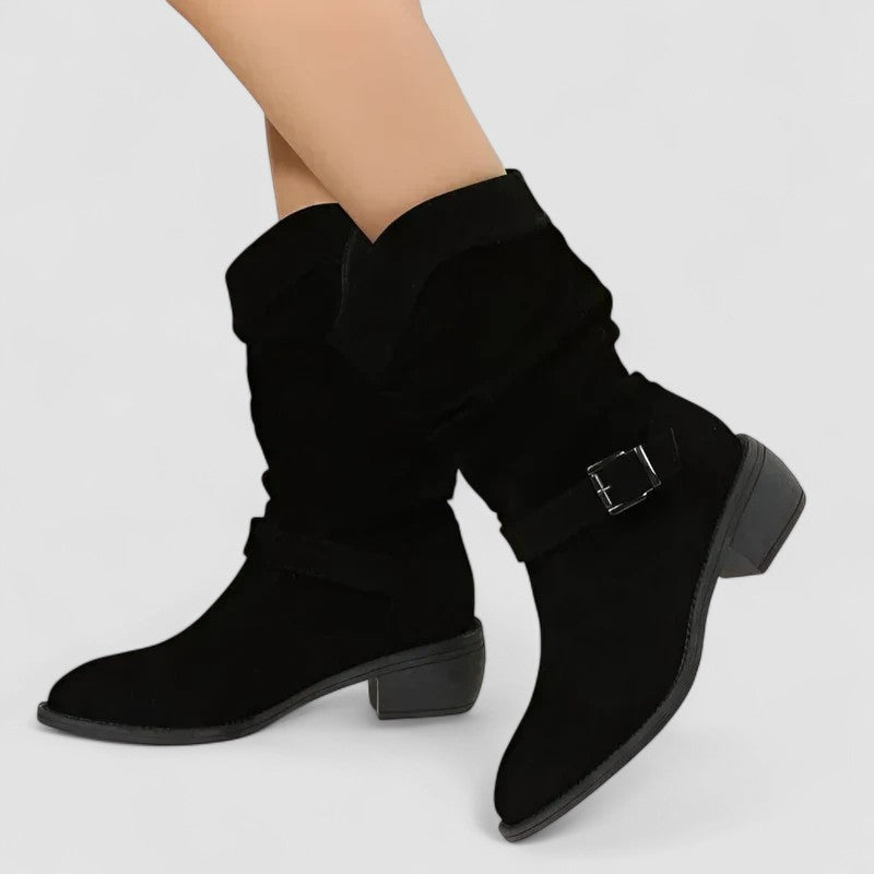 Elisabetta | Bottes Western Effet Slouch