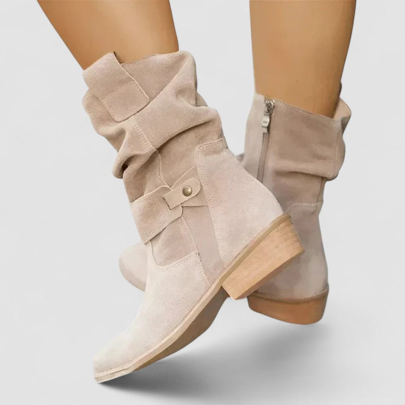 Elisabetta | Bottes Western Effet Slouch