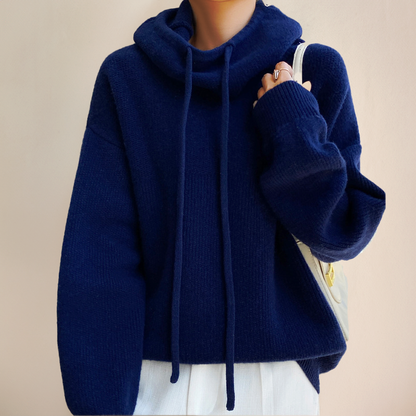 Charlotte | Pull Col Roulé en Laine Mérinos