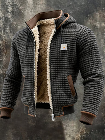 Oscar | Veste Gaufrée à Capuche