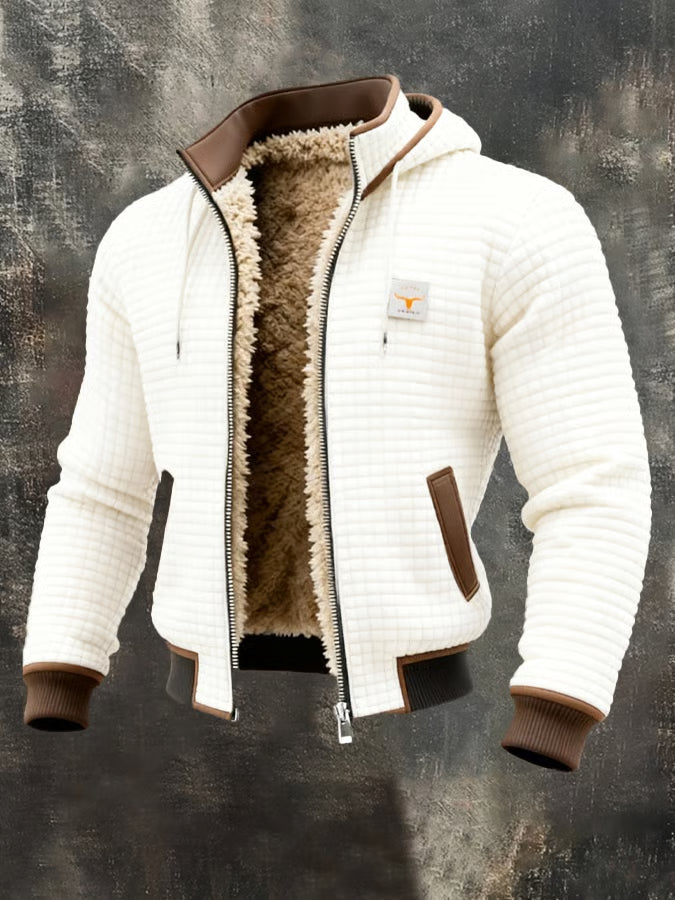 Oscar | Veste Gaufrée à Capuche