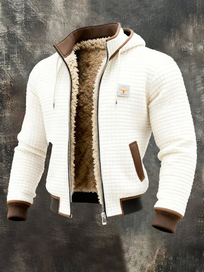 Oscar | Veste Gaufrée à Capuche