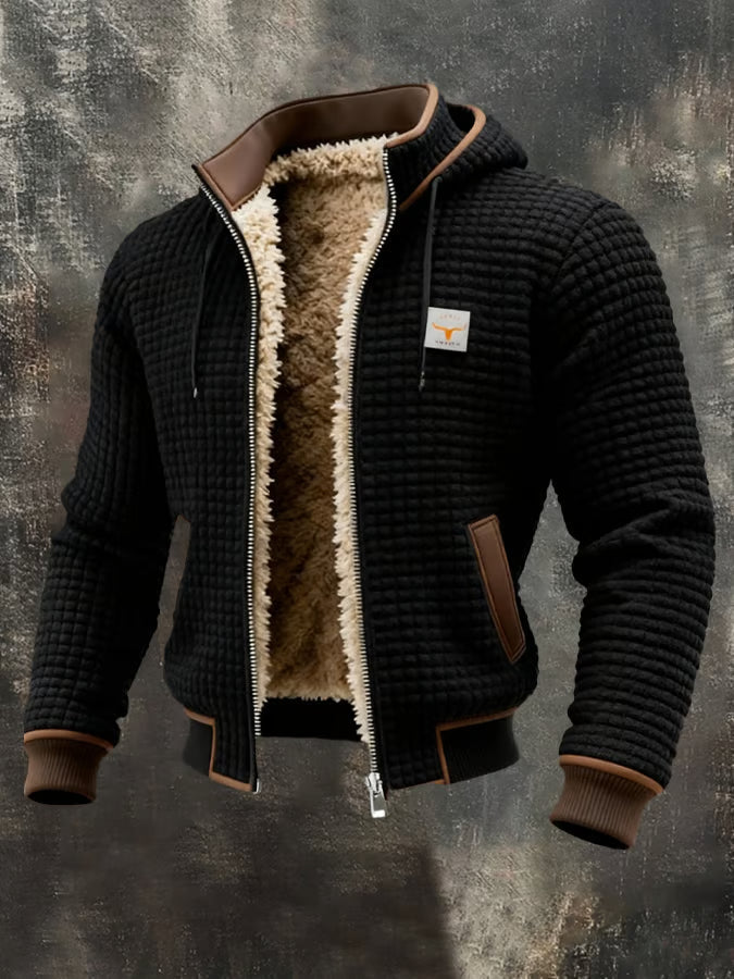 Oscar | Veste Gaufrée à Capuche