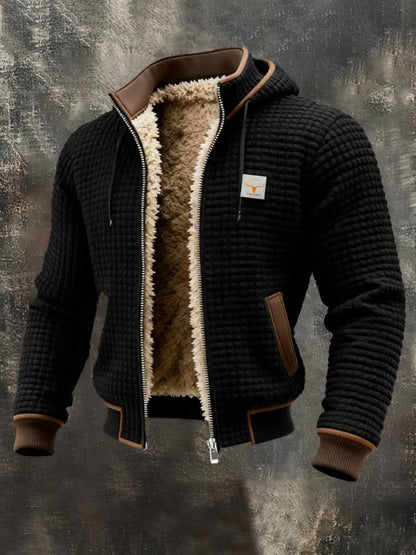 Oscar | Veste Gaufrée à Capuche