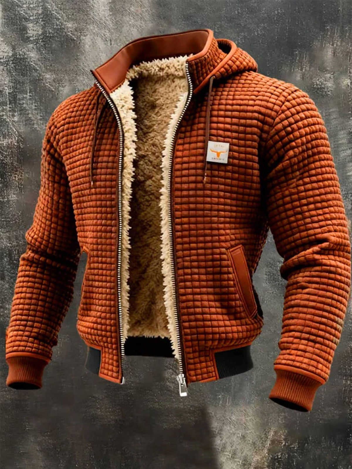 Oscar | Veste Gaufrée à Capuche
